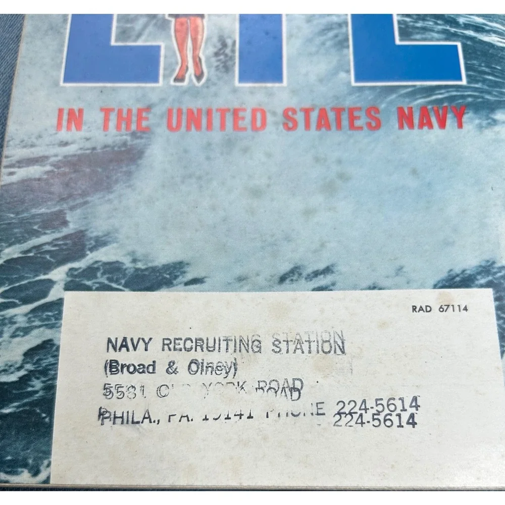 Vintage‎ US Navy Life United States Navy Booklet 1967 Recruitment Americana 60s